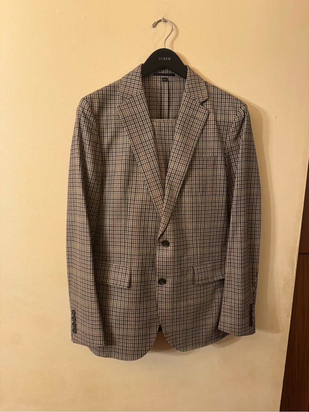 J Crew Men’s Ludlow Slim Cotton/Wool Suit, 38R|29x32